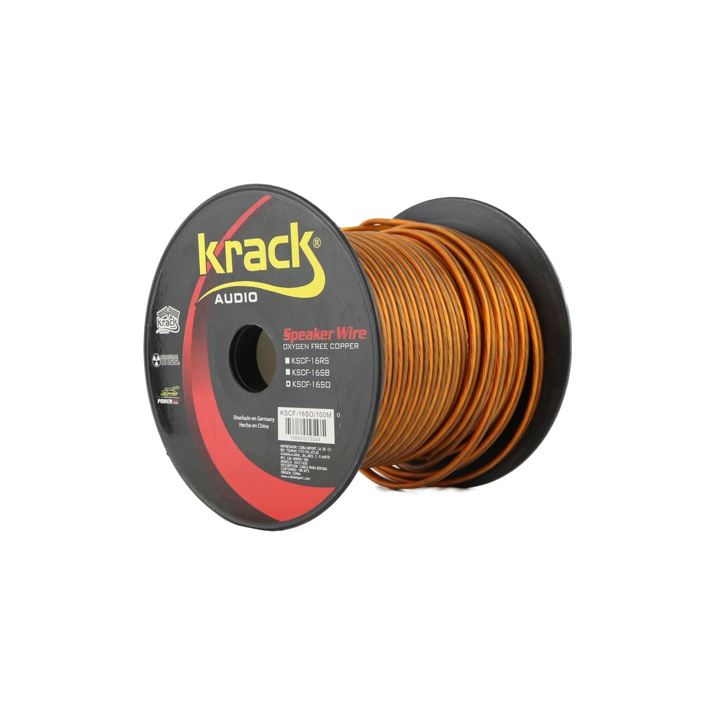 [KSCF-16SO] CABLE DE BOCINA #16 KRACK KSCF-16SO