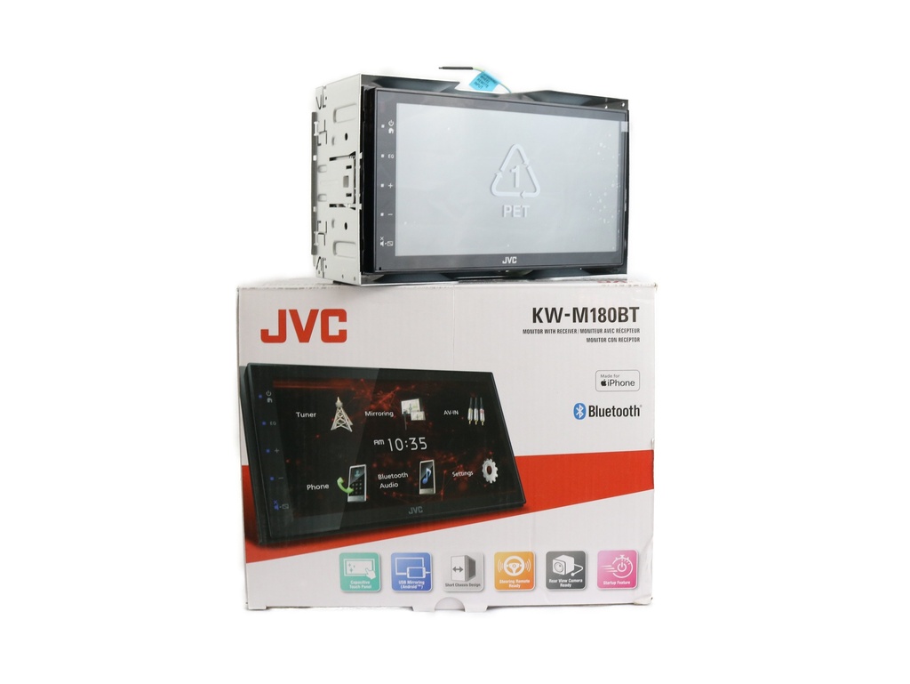 [KW-M180BT] PANTALLA 2 DIN 6.8" JVC KW-M180BT