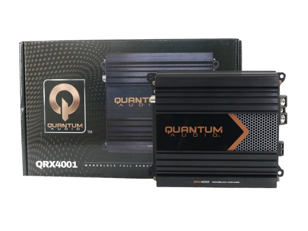 AMPLIFICADOR 1 CH QUANTUM AUDIO  QRX4001