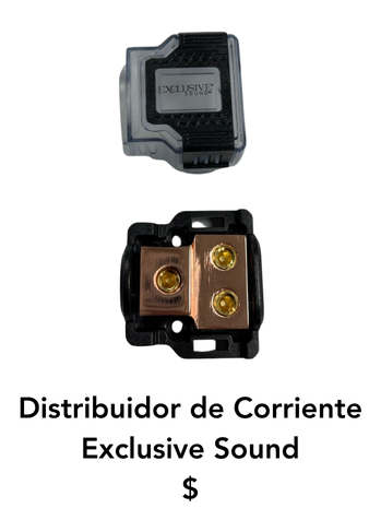 [EX G1.2] DISTRIBUIDOR DE CORRIENTE 0 A 2 4 EXCLUSIVE SOUND EX G1.2