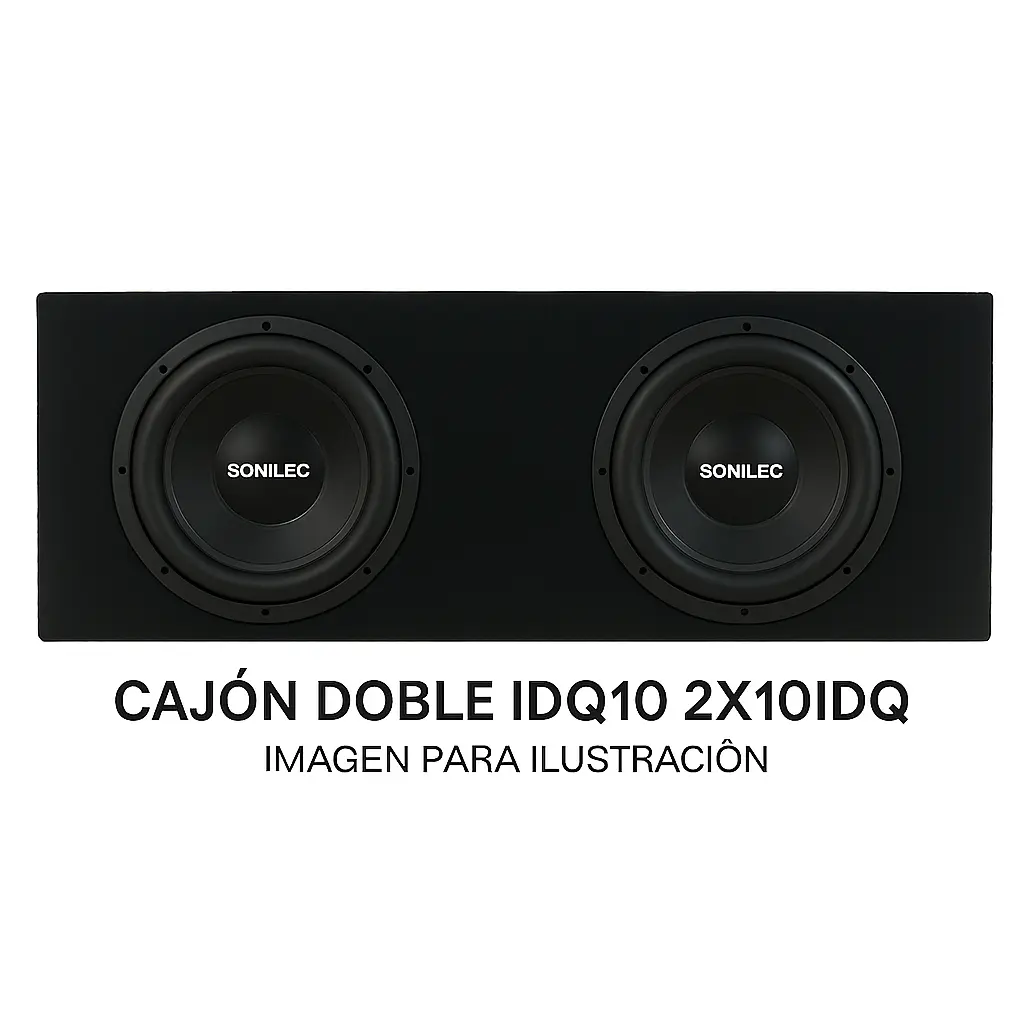 [2X10IDQ] CAJON 10" MDF DOBLE SONILEC IDQ10 2X10X88IDQ