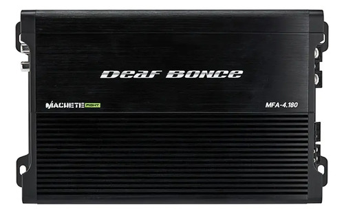 [MFA-4.180] AMPLIFICADOR 4 CH DEAF BONCE MACHETE MFA-4.180 (NEGR)