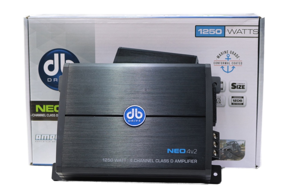 AMPLIFICADOR 4 CH DB DRIVE MARINO NEO4V2
