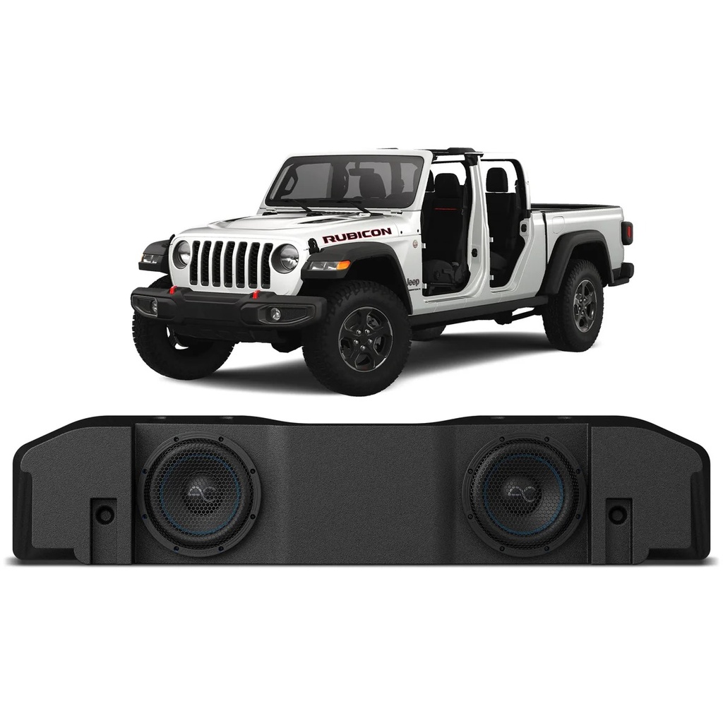 CAJON CON WOOFER AUDIO CONTROL 8" JEEP GLADIATOR
