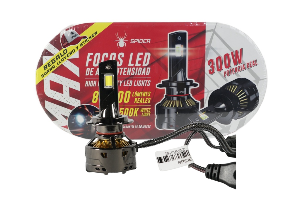 FOCOS LED SPIDER MAX300 SR-H7MAX300