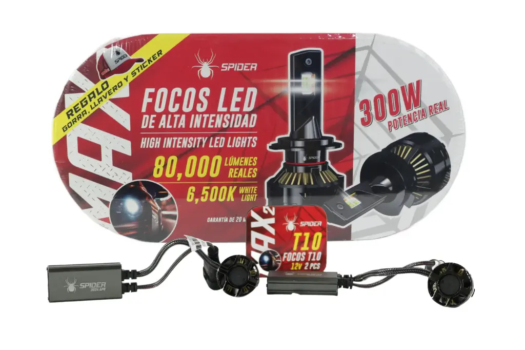 FOCOS LED SPIDER MAX300 SR-H10/9005MAX300