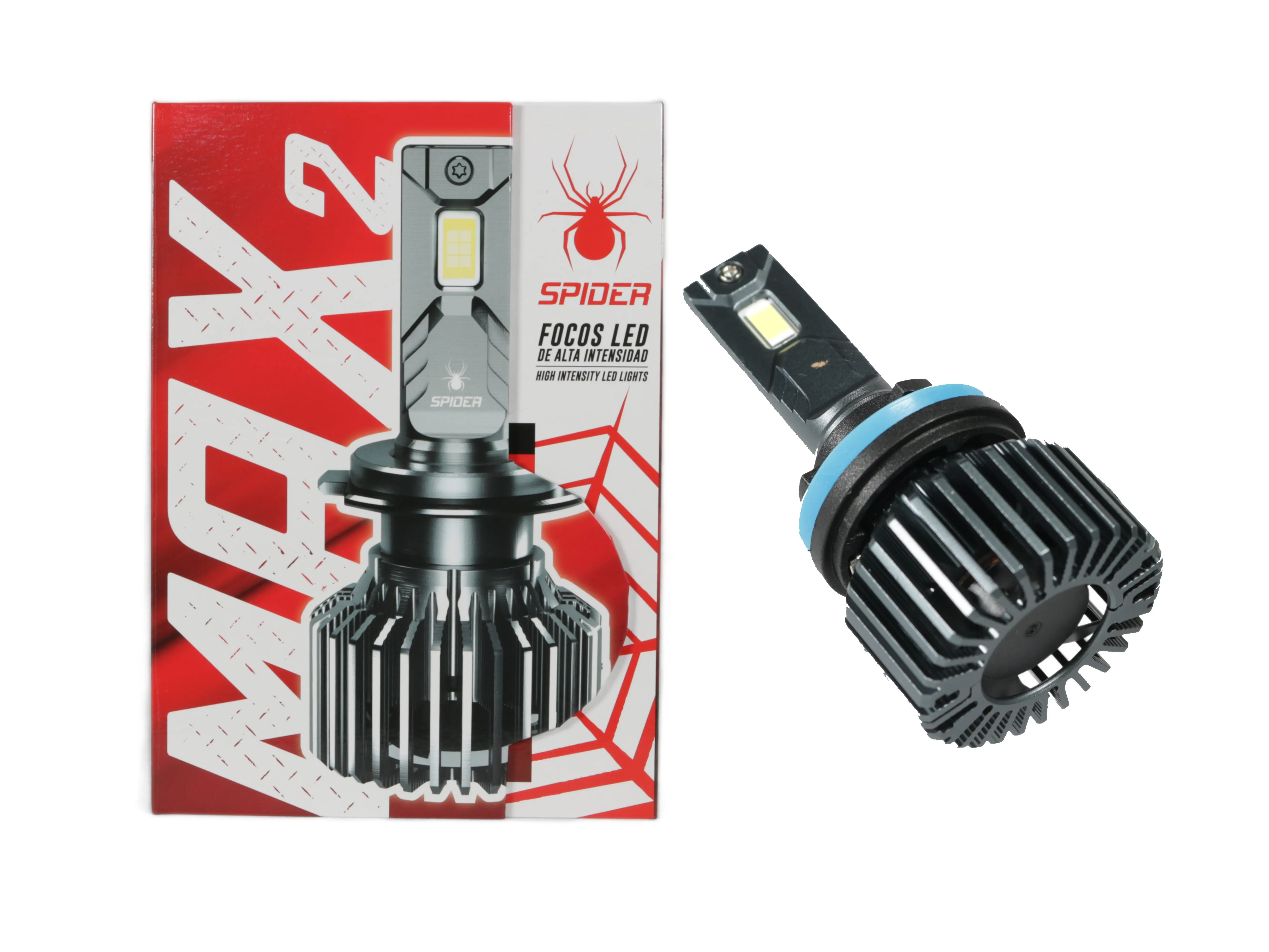 FOCOS LED SPIDER MAX2 SR-H8/H11MAX2