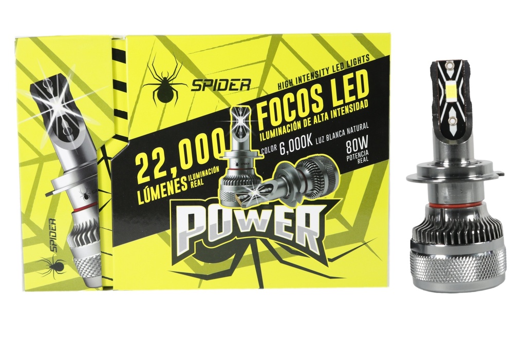 FOCOS LED SPIDER POWER SR-H7POWER