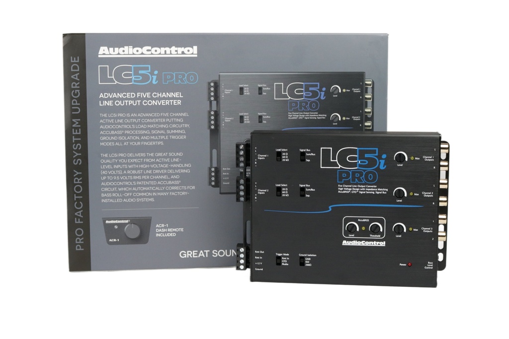 CONVERTIDOR DE ALTA Y BAJA AUDIO CONTROL LC5IPRO