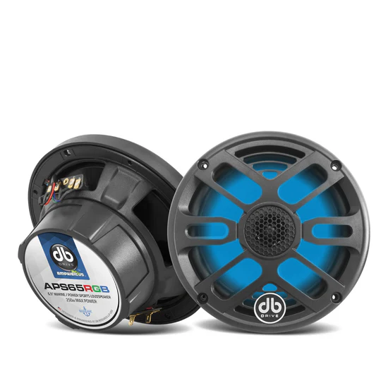 BOCINAS  6.5" MARINAS DB DRIVE APS65RGB