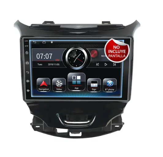 Frente 9" para Chevrolet Cruze 2016-2019, requiere CANBUS CAN-GM11 HF AUDIO HF-492GM9