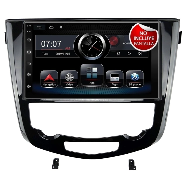 [HF-755NI10] Frente 10 Pulgadas Nissan X-Trail A/C Digital 2015-2019 HF Audio HF-755NI10