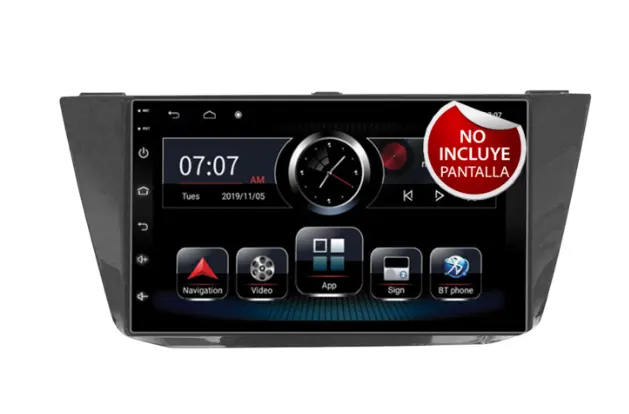Frente 10" para Volkswagen Tiguan 2018-2023, requiere CANBUS CAN-VW05 HF AUDIO HF-133VW10