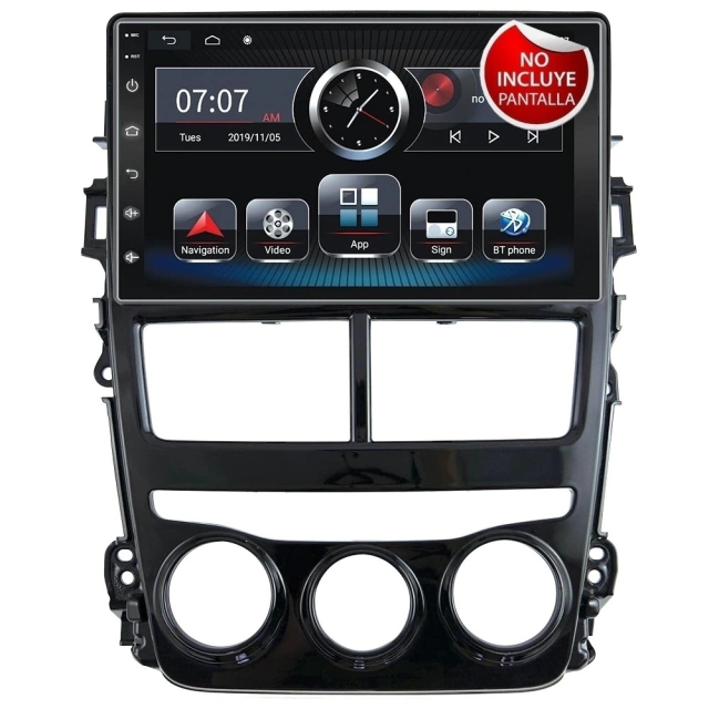 Frente 9" para Toyota Yaris 2018-2023, requiere arnés AR-TY02 HF AUDIO HF-839TO9