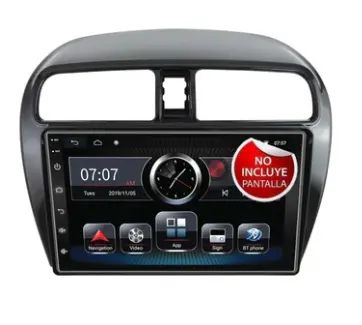 Frente 9" para Dodge Attitude / Mitsubishi Mirage 2015-2019, requiere arnés AR-SL01 HF AUDIO HF-693MI9