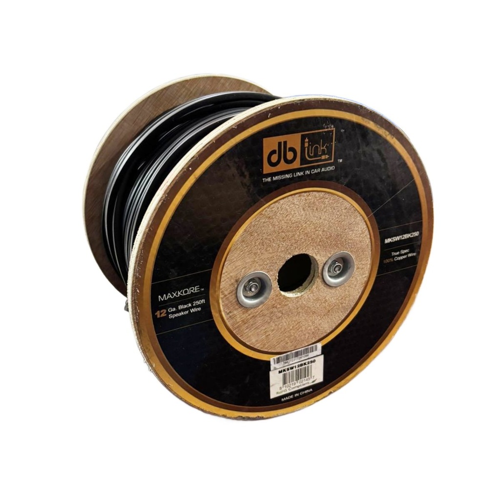 [MKSW12BK250] CABLE DE BOCINA #12 250FT DB LINK MKSW12BK250