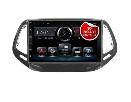 Frente 10" para Jeep Compass 2017-2020, requiere CANBUS CAN-JP02 HF AUDIO HF-673JE10