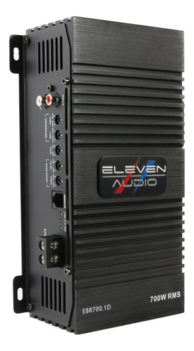 Potente Amplificador De Eleven Audio Ebr700.1d De 700w Rms