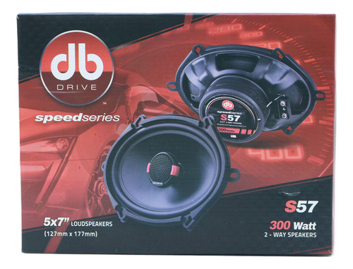 Par Bocinas Db Drive S57 300w 5 X 7 Pulgadas Speed Series