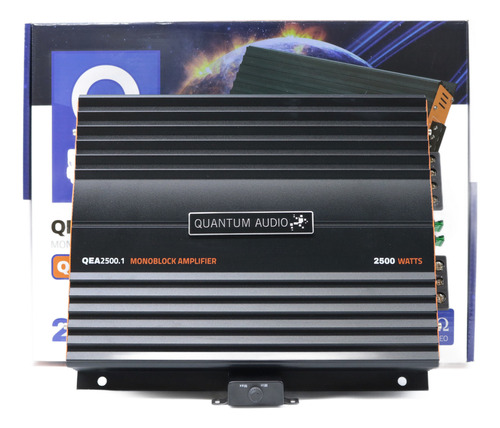 Potente Amplificador Quantum Audio Qea2500.1  2500w Rms