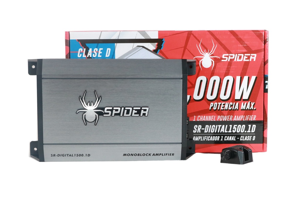 [SR-DIGITAL1500.1D] AMPLIFICADOR 1 CH SPIDER SR-DIGITAL1500.1D