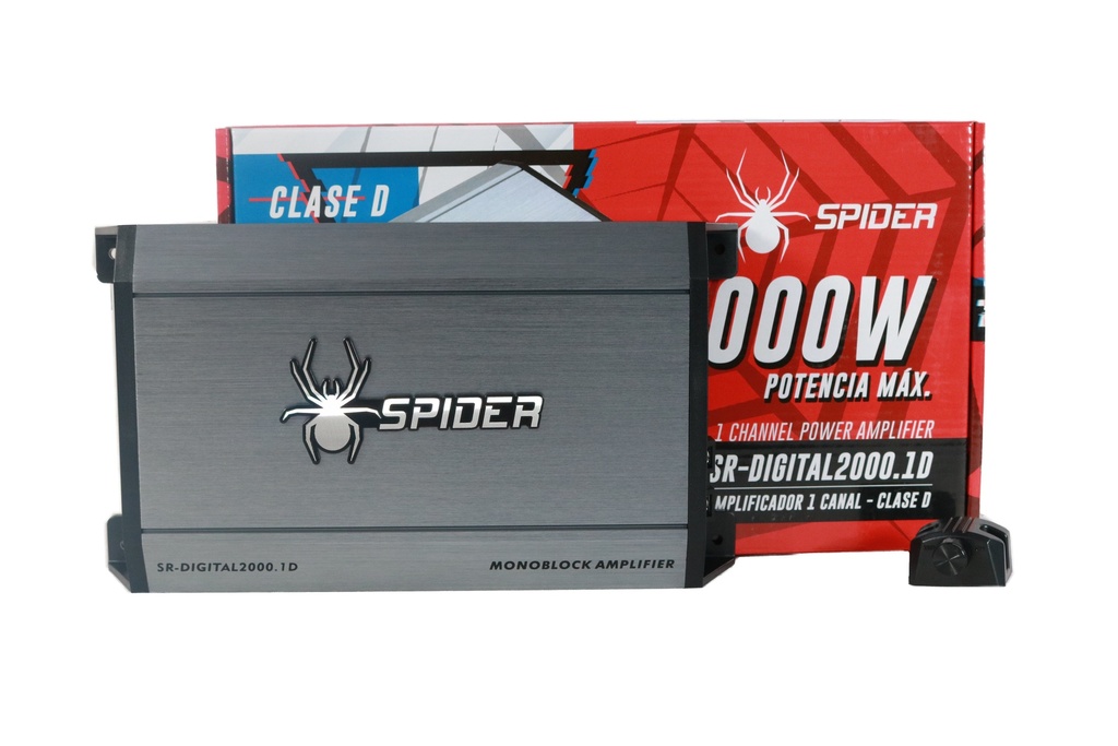 [SR-DIGITAL2000.1D] AMPLIFICADOR 1 CH SPIDER SR-DIGITAL2000.1D