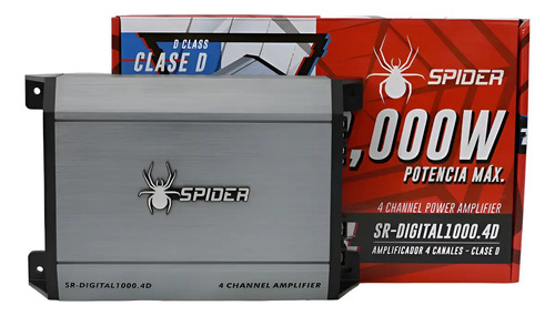 [SR-DIGITAL 1000.4D] AMPLIFICADOR 4 CH SPIDER SR-DIGITAL1000.4D