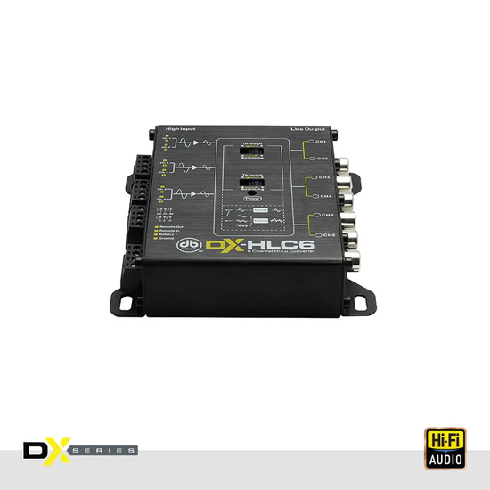 CONVERTIDOR DE ALTA Y BAJA DB DRIVE DX-HLC6