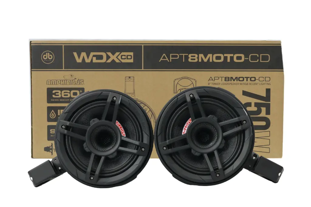 BAZOOKAS 8" MARINAS CON DRIVER DB DRIVE APT8MOTO-CD