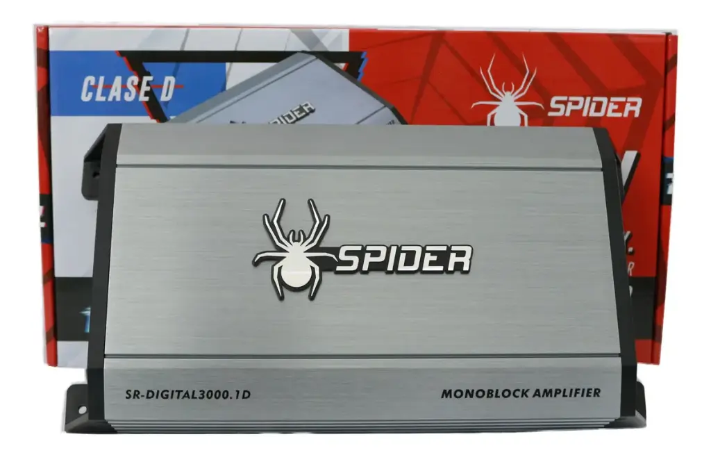 AMPLIFICADOR 1 CH DIGITAL SPIDER SR-DIGITAL3000.1D