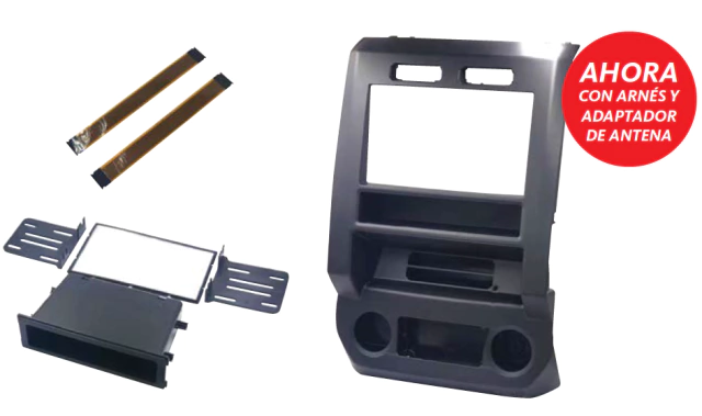 [HF-0585DD] Frente 1 y 2 DIN Ford F-150 2015-2021 HF Audio HF-0585DD