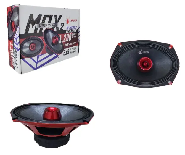MEDIOS RANGOS 6X9" CON DRIVER SPIDER SR-P69MAX2 (copia)