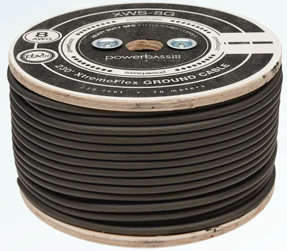 [XWS-8G] CABLE DE CORRIENTE #8 250FT POWER BASS XWS-8G