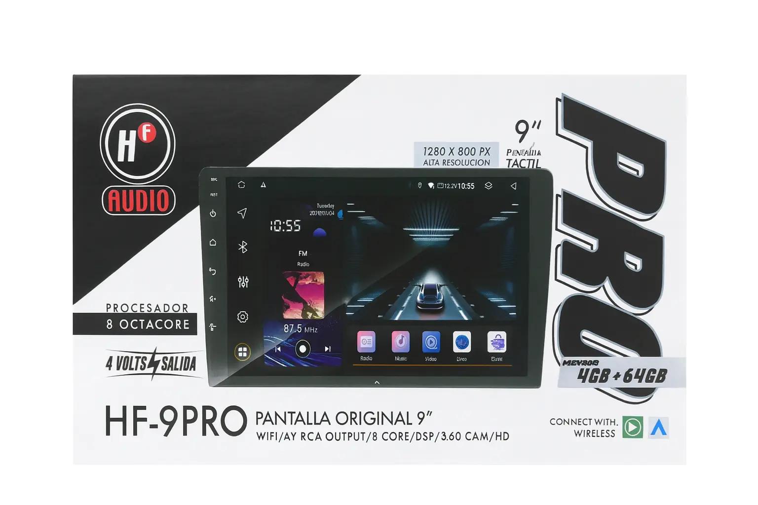 [HF-9PRO] PANTALLA 9" HF-AUDIOPRO HF-9PRO