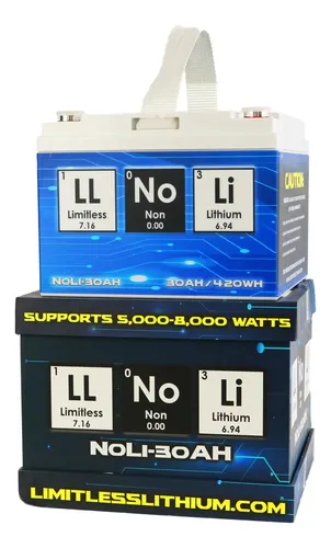 BATERIA LIMITLESS DE LITIO NOLI-30AH