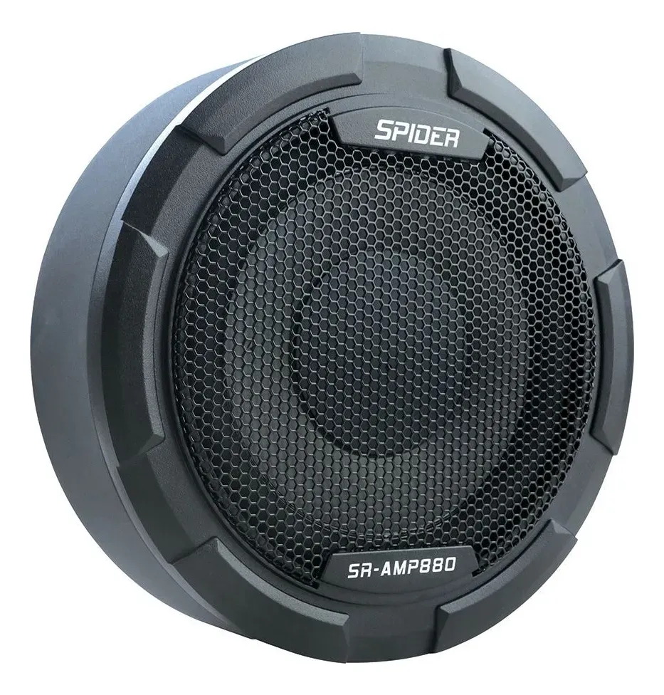 SUBWOOFER AMPLIFICADO 8" 3 EN 1 SPIDER SR-AMP880