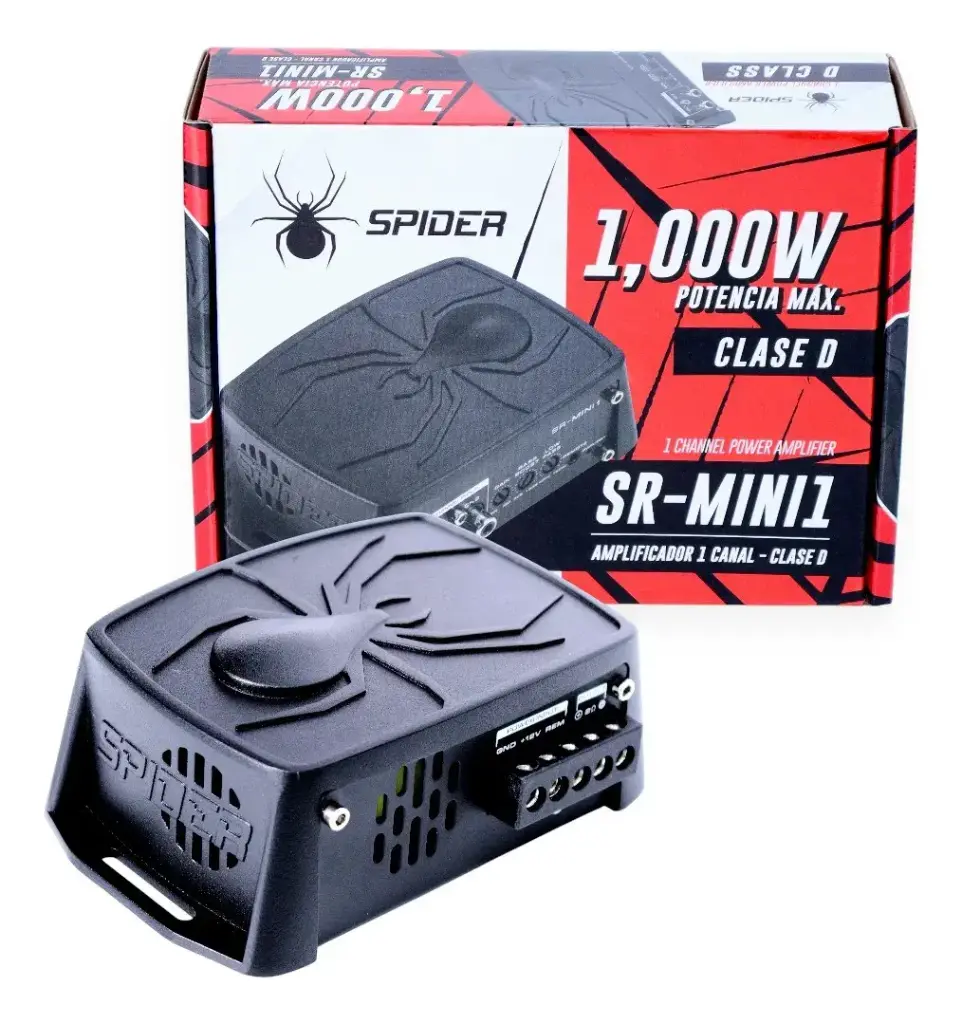 [SR-MINI1] AMPLIFICADOR 1 CH CLASE D SPIDER SR-MINI1