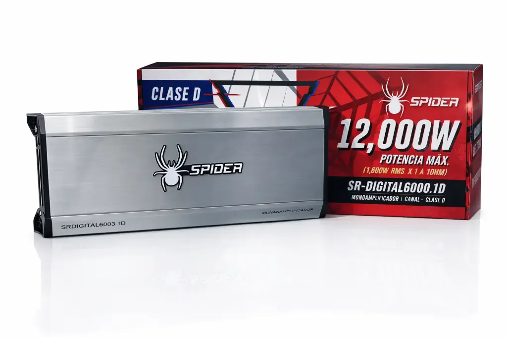 AMPLIFICADOR 1 CH SPIDER SR-DIGITAL6000.1D