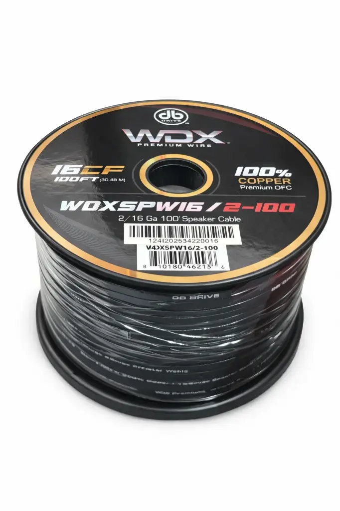 [WDXSPW16/2-100] CABLE DE BOCINA #16 100FT DB DRIVE WDXSPW16/2-100