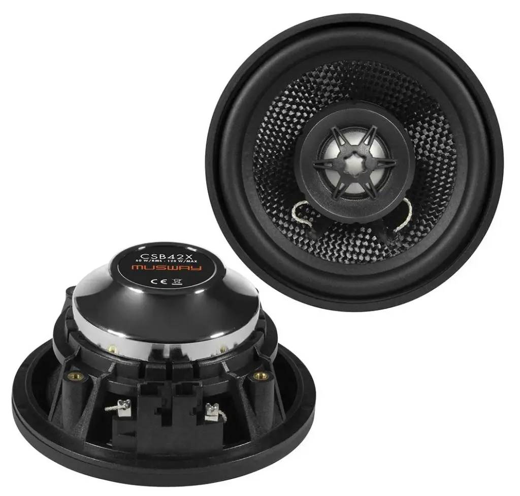 [CSB42X] BOCINAS 4" COAXIALES MUSWAY P/BMW SERIE E/F/G CSB42X