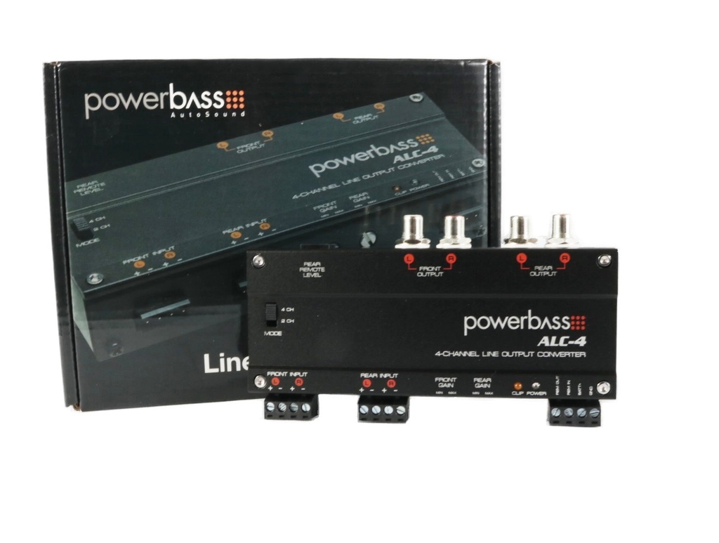 CONVERTIDOR DE ALTA Y BAJA POWER BASS ALC-4