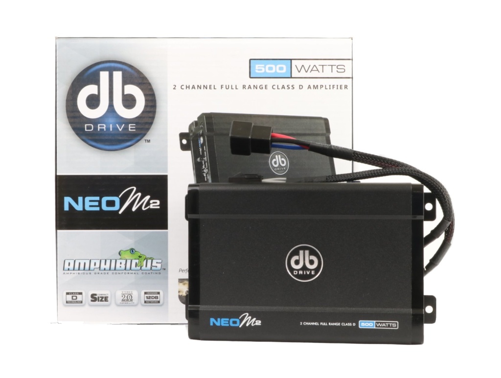 AMPLIFICADOR 2 CANALES DB DRIVE NEOM2