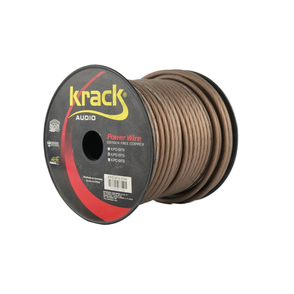 CABLE DE CORRIENTE #8 KRACK  KPC-8FS