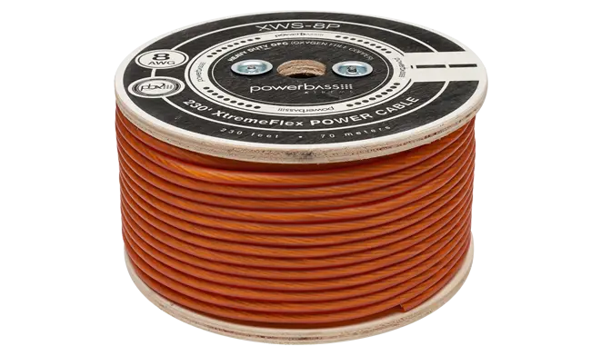 [XWS-8P] CABLE DE CORRIENTE #8 230FT POWER BASS XWS-8P
