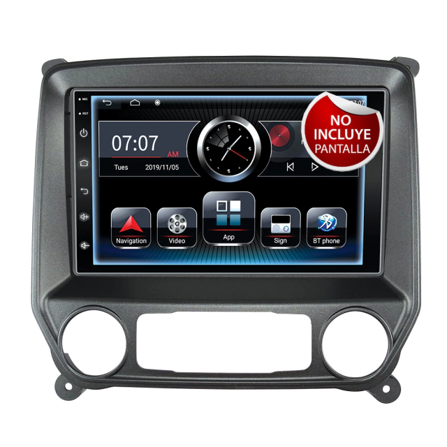 [HF-499GM10] Frente 10" para Chevrolet Silverado 2014-2016, requiere CANBUS CAN-GM44 HF AUDIO HF-499GM10