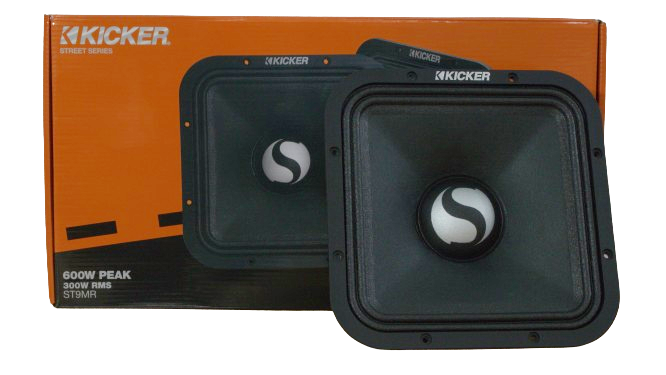 [ST9MR4] MEDIOS RANGOS 9" CUADRADOS KICKER ST9MR4