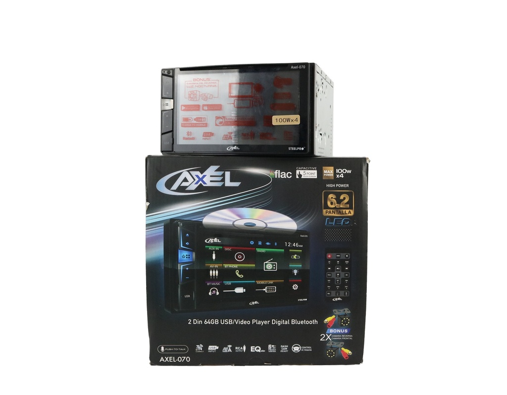 PANTALLA 2 DIN 6.2" AXEL  AXEL -070