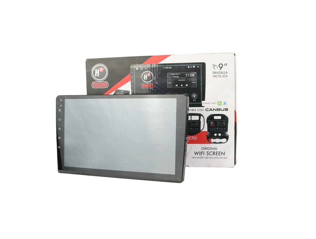 PANTALLA 2 DIN 9" HF AUDIO HF-CUSTOM9CP