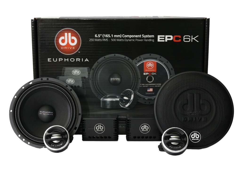 SET DE MEDIOS 6.5" DB DRIVE EUPHORIA EPC6K