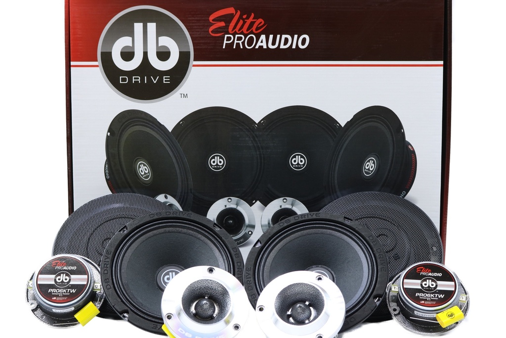 [PRO6K4MT] SET DE MEDIOS 6.5" DB DRIVE PRO6K4MT